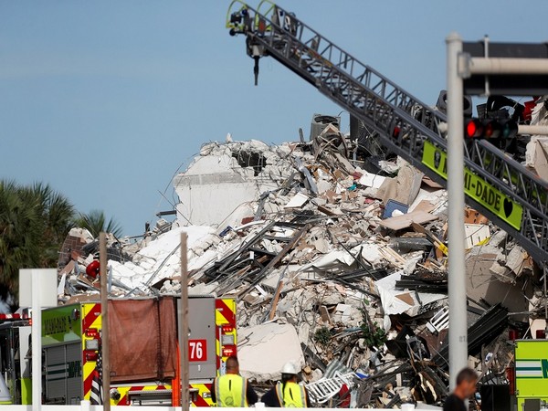 Collapsed building in Surfside, Florida (Photo Credit - Reuters)