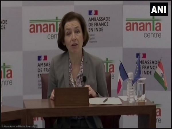 French Defence Minister Florence Parly during a webinar.