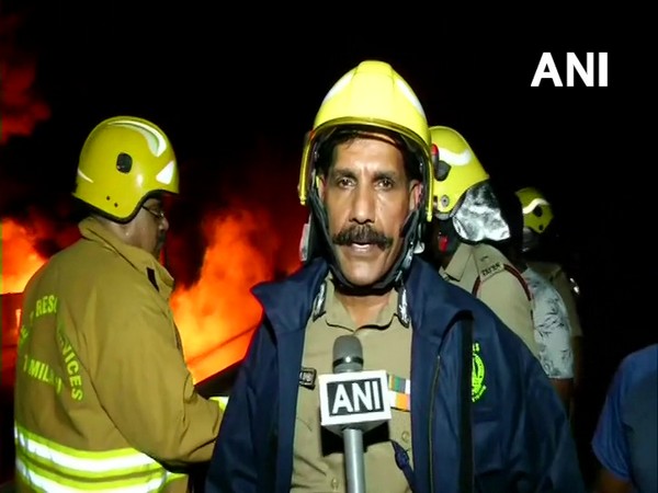 Sylendra Babu, Additional Director, Fire and Rescue Service talking to ANI on Saturday.