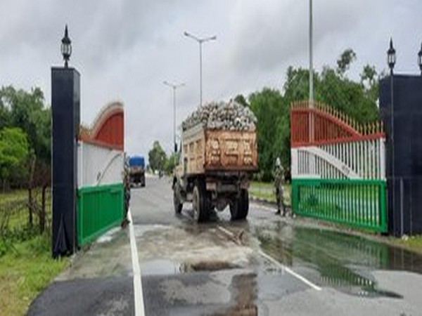Trade between India and Bangladesh resumes through Fulbari Integrated Check Post on Saturday.