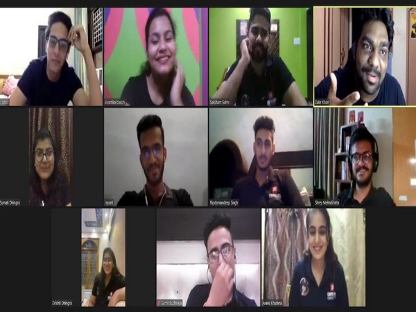 Chitkara University students enjoying Funky Friday with Zakir Khan