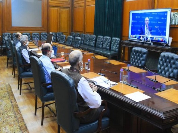 External Affairs Minister S Jaishankar at G20 Foreign Ministers' Extraordinary Meeting on Thursday.