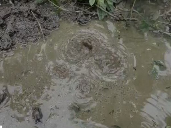 The leakage was observed this morning. (Photo: ANI)