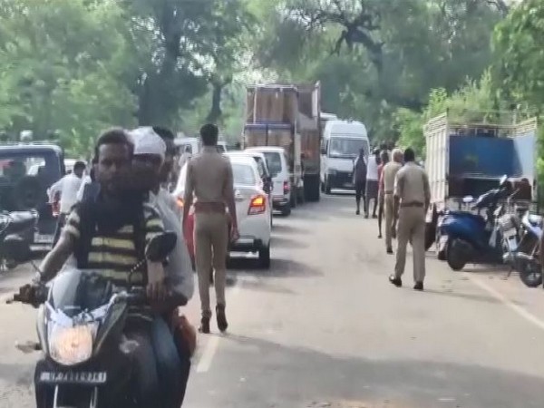 Visual from the spot in Uttar Pradesh's Chitrakoot. (Photo/ANI)