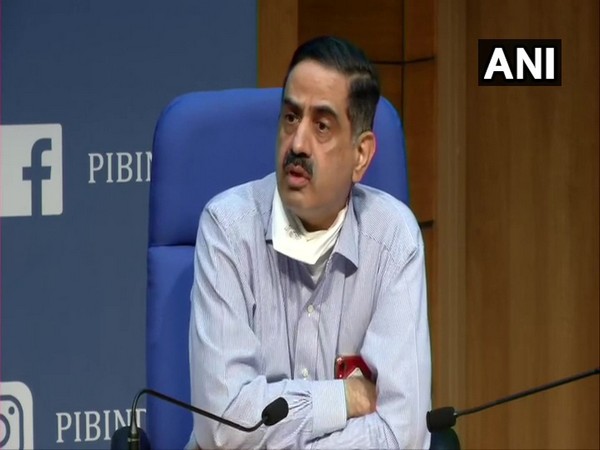 Dr Balram Bhargava, DG, ICMR addressing a press confernece in New Delhi on Tuesday. (Photo/ANI)