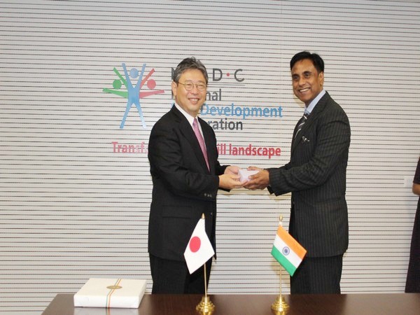 Anurag Bhushan, JS (OIA-1) and Dr. K. K. Dwivedi, JS, MSDE co-chaired 3rd JWG meeting on Specified Skilled Workers (SSW) with Japanese side. (Photo Credit: Indian Embassy in Japan Twitter)