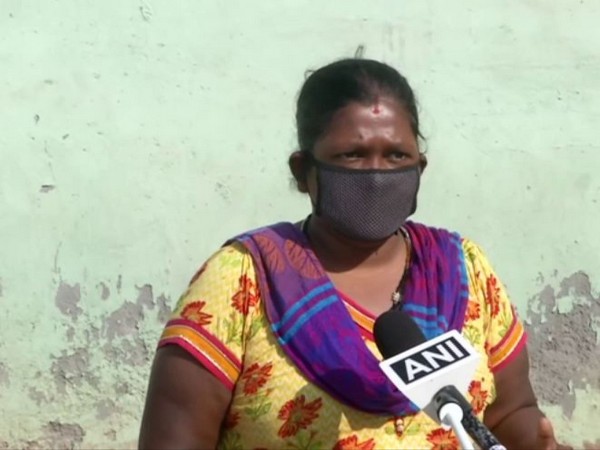 Geeta, a domestic help, speaking to ANI in New Delhi  (Photo/ANI)
