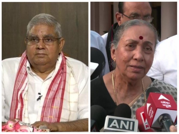 NDA Vice-presidential candidate Jagdeep Dhankhar and Joint opposition nominee Margaret Alva (File Photo)