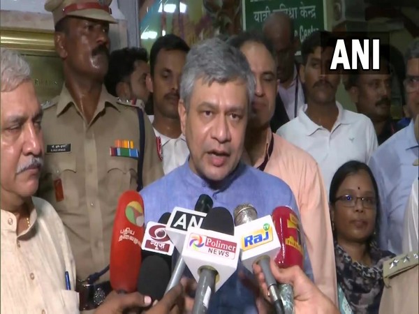 Union Minister for Railways, Communications, Electronics, and Information Technology Ashwini Vaishnaw (Photo/ANI)
