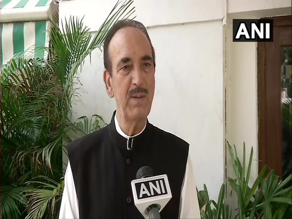 Ghulam Nabi Azad, Leader of Opposition in Rajya Sabha speaking to ANI on Sunday. (Photo/ANI)