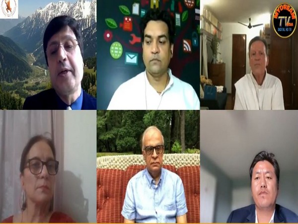 Panelists of GKPD's discussion titled 'International Virtual Event on 'Kashmir Today: Geopolitical, International and National Aspects' (Photo credit: GKPD facebook)