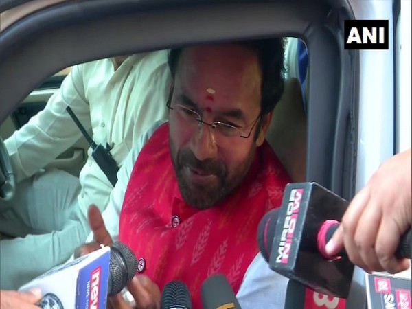 MoS for Home Affairs G Kishan Reddy speaking to reporters in New Delhi on Monday. Photo/ANI