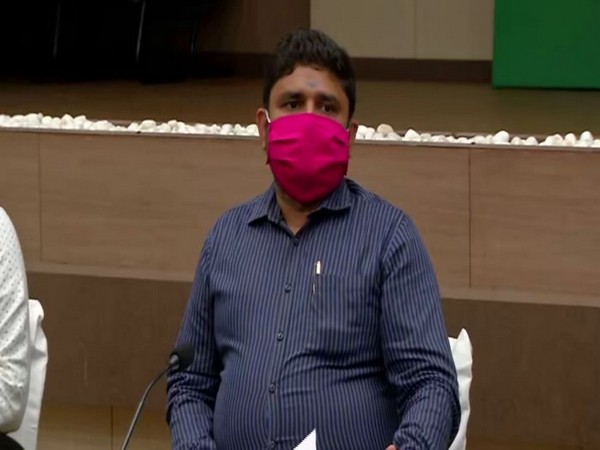 GMCC Commissioner Prakash speaking at a press conference on Tuesday. Photo/ANI