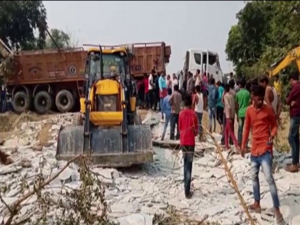 Six girls died after an overloaded truck trolley overturned on them. Photo/ANI