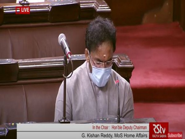 MoS Home Affairs G Kishan Reddy.  