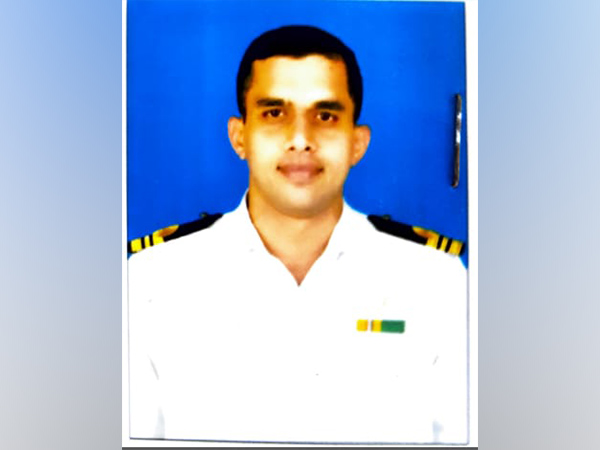 Naval officer, Lieutenant Commander Santosh Kumar Patro