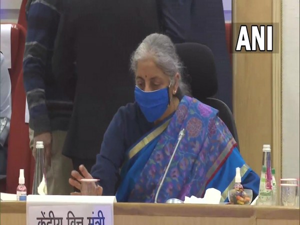 Union Finance Minister Nirmala Sitharaman at 46th GST Council meeting in New Delhi on December 31. (Photo/ANI)