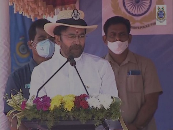 Minister of State for Home Affairs G kishan Reddy speaking at the inauguration of NCDE at Rangareddy in Telangana on Thursday [Photo/ANI]