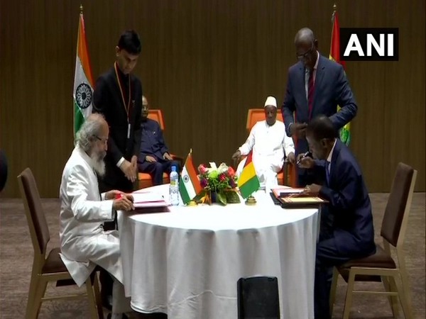 India and Guinea signed three MoUs on Friday in the presence of President Ram Nath Kovind and his Guinean counterpart Alpha Conde