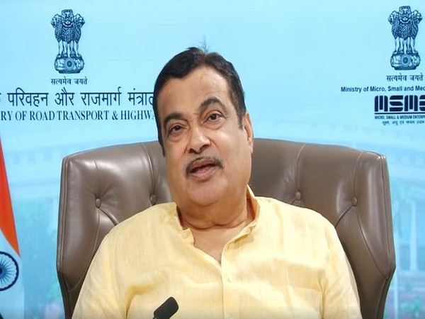 Union Minister Nitin Gadkari during foundation stone laying ceremony of Maritime Cluster at  Verna Industrial Estate, Salcete Goa on Sunday. Photo/ANI