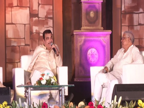 Union Minister Nitin Gadkari in Nagpur on Saturday. Photo/ANI