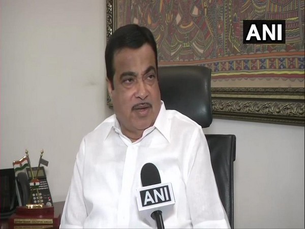 Union Minister Nitin Gadkari while speaking to ANI in New Delhi on Saturday. Photo/ANI