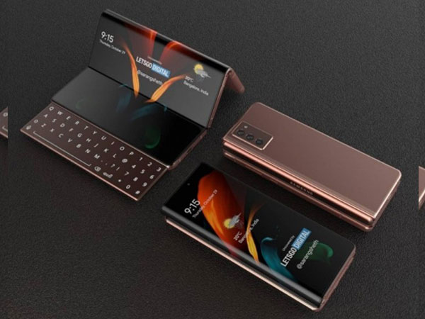 Galaxy Z-Fold 3 Rendering Image (Credits: Let's go digital)