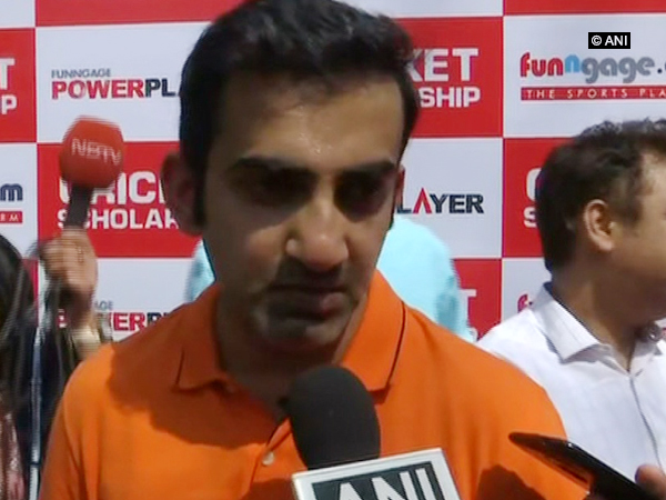 India's former cricketer Gautam Gambhir (ANI Picture)