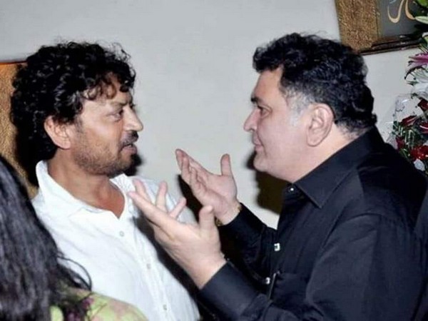 Actor Irrfan Khan and Rishi Kapoor (Photo/Sourav Ganguly Twitter) 