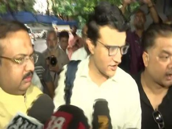 Former cricketer Sourav Ganguly arrived at the BCCI’s headquarter for the AGM