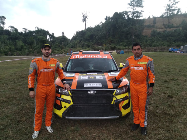 Gaurav Gill (left) with his co-driver Musa Sherif 