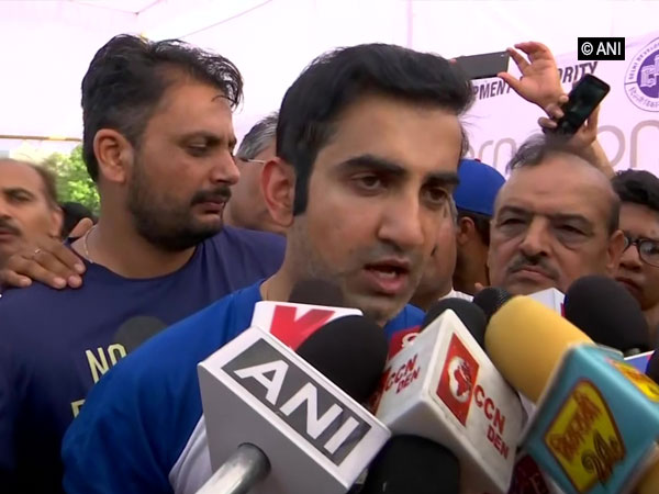 BJP MP from East Delhi Gautam Gambhir. (File Photo: ANI)