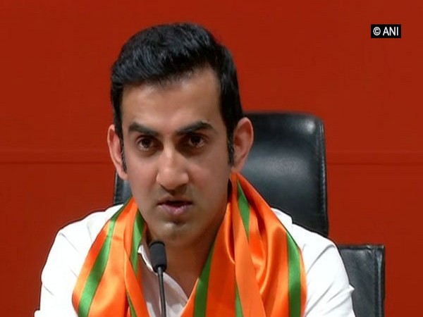 Lok Sabha MP from East Delhi, Gautam Gambhir (File Photo/ANI) 