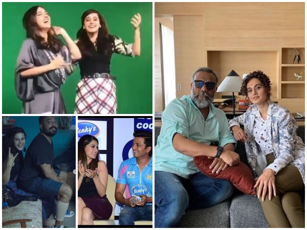 Collage of wishes received by Taapsee Pannu (Image courtesy: Instagram)