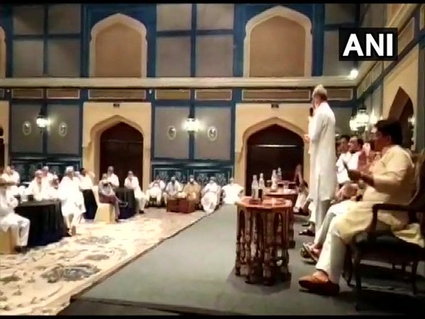 Rajasthan CM Ashok Gehlot speaking at the CLP meeting on Saturday