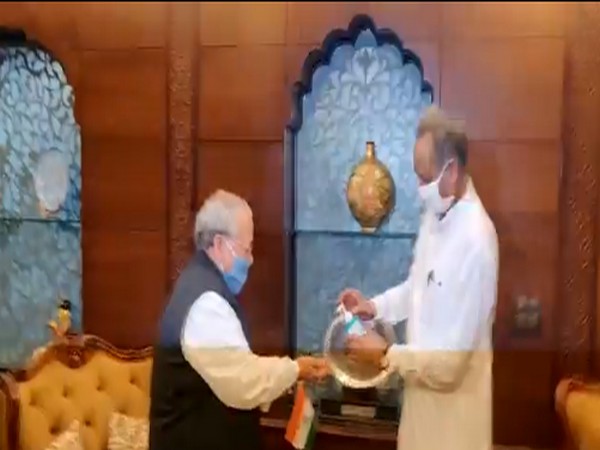 Rajasthan CM Ashok Gehlot met Governor Kalraj Mishra earlier today. Photo/ANI