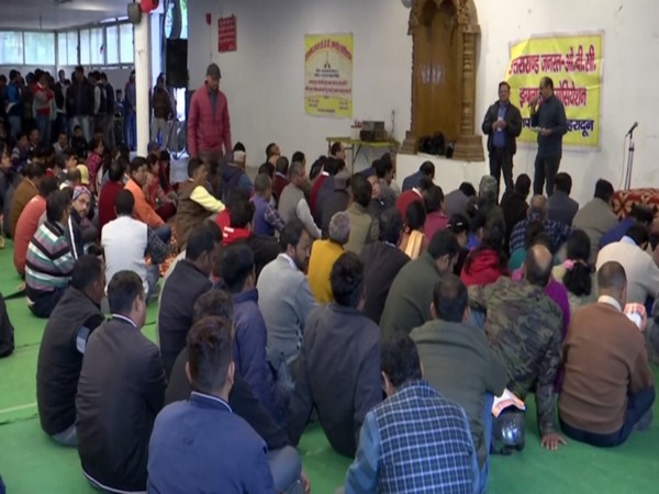 Uttarakhand government employees have been protesting in Dehradun since March 2. Photo/ANI