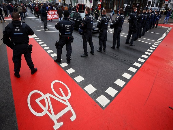Protest against government measures to curb the spread of the COVID-19 in Germany. (Photo Credit - Reuters)