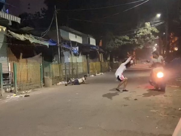 Grab from a purported video of the incident. Photo/ANI