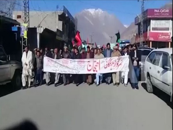 Protest in Gilgit Baltistan.