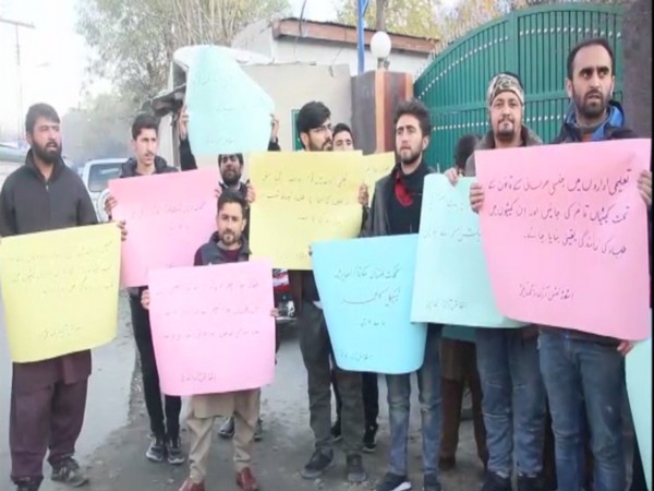 Students of Karakoram International University in Gilgit have staged demonstrations against Pakistan