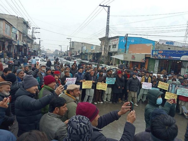 Gilgit-Baltistan protest over black marketing and food crisis.