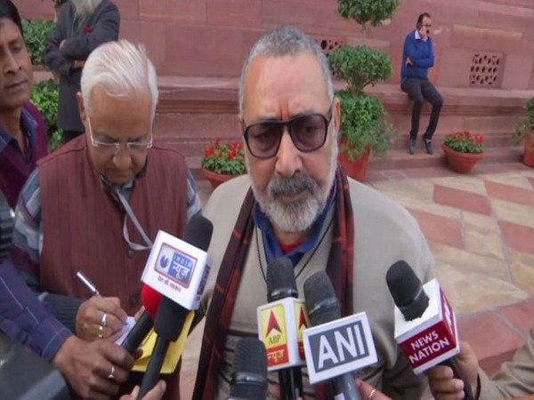 Union Minister Giriraj Singh speaking to reporters in New Delhi on Monday, Photo/ANI