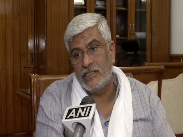Union Jal Shakti Minister Gajendra Singh Shekhawat speaking to ANI on Tuesday. Photo/ANI
