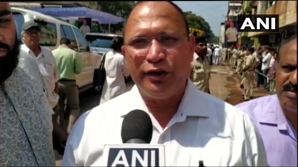 BJP MLA Glenn Ticlo talking to ANI