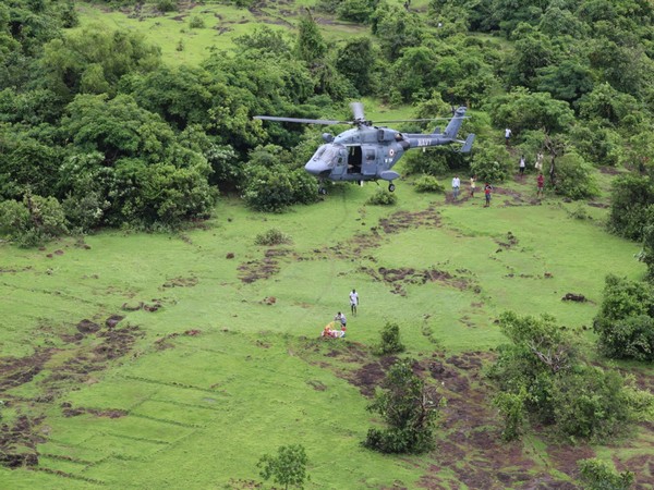 An ALH helicopter, which assisted in locating and recovery of a body from Cape Rama on July 24.
