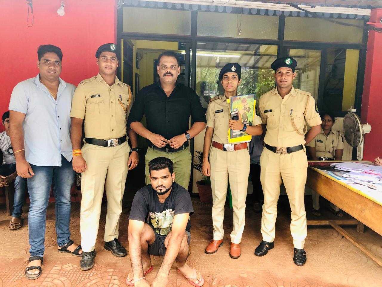 Accused Mohammed Rafik Patel in police custody