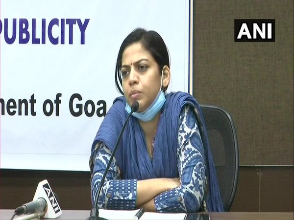 Goa Health Secretary Nila Mohanan during press conference on Friday.