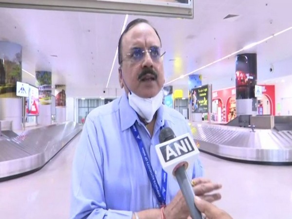 Director of Goa airport, Gagan Malik speaking to ANI on Friday. photo/ANI