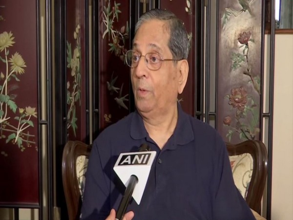 Former Home Secretary Madhav Godbole speaking to ANI in Pune on Wednesday. [Photo/ANI]